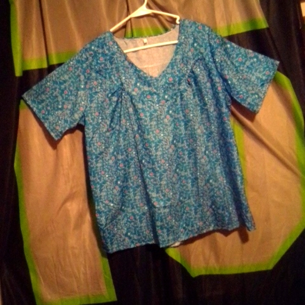 3XL Generic Brand, Silky Polyester Tunic Top